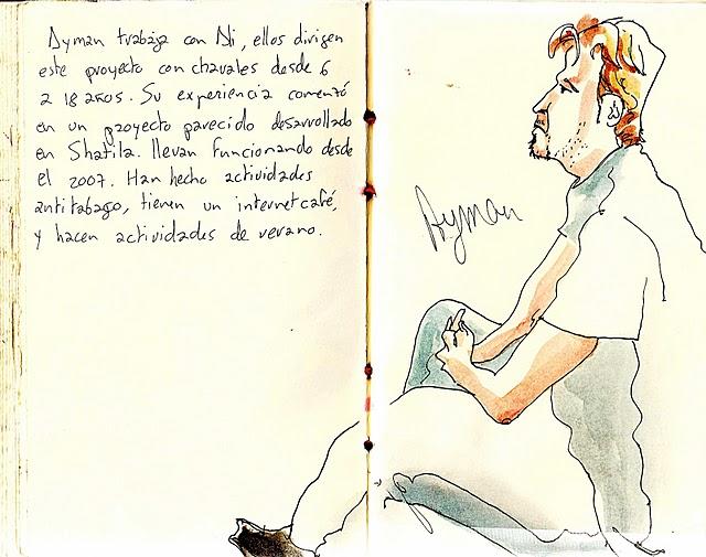 © Antonio Fernandez la Torre – Ayman Daher, en av initiativetagarna till ungdomscentret i Al Jaleel camp